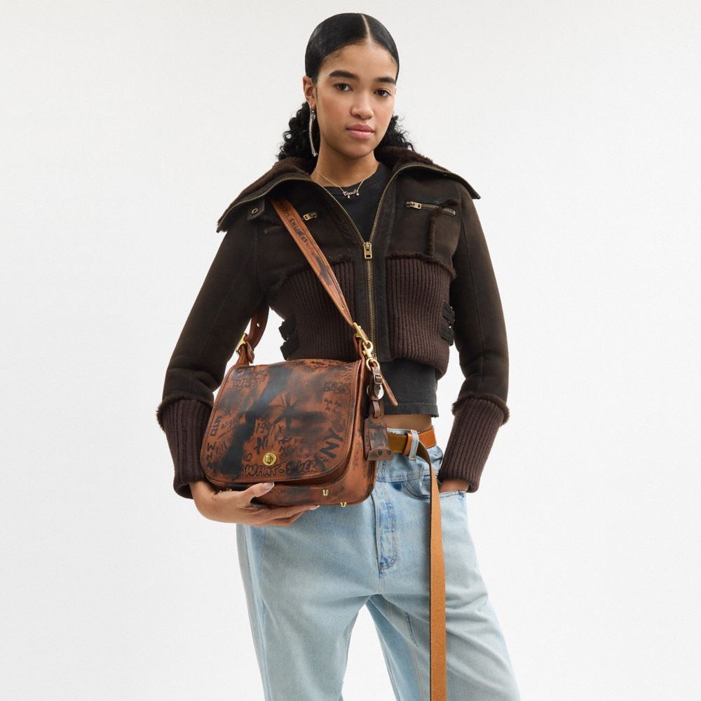 COACH®,Upcrafted Vintage Stewardess Bag,,Detail View