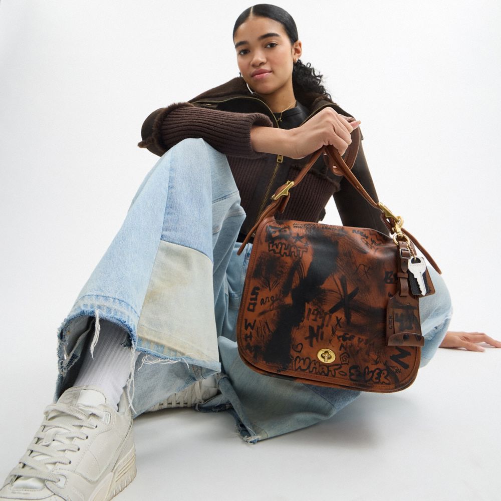 COACH®,Upcrafted Vintage Stewardess Bag,,Detail View