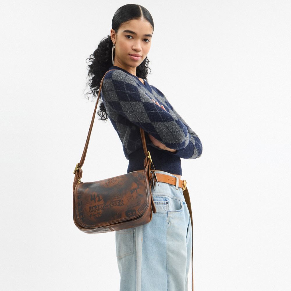 COACH®,Upcrafted Vintage Patricia's Legacy Bag,,Detail View