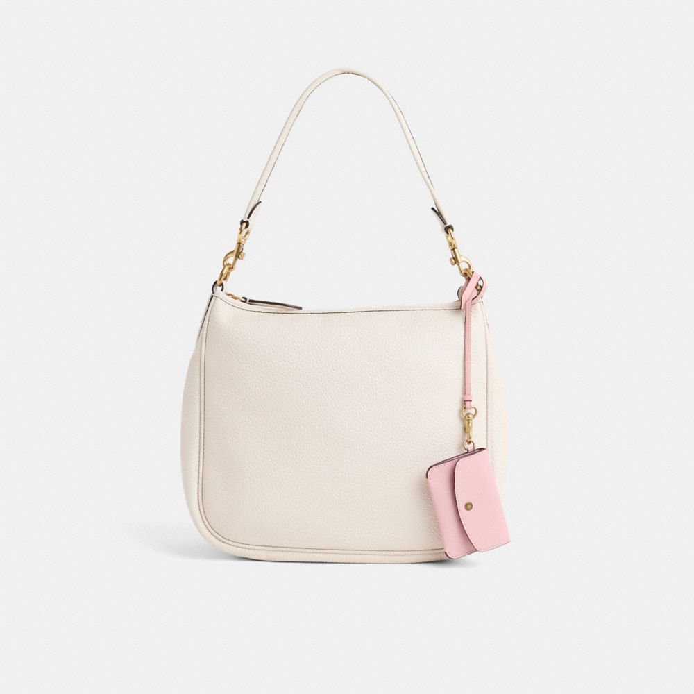 COACH®,Remade Card Pouch,Leather,Card Case,Faux Leather,Key Ring,Vegan,Casual,Emerald,Angle View