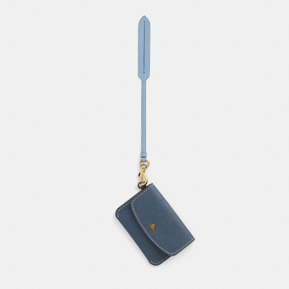 Coach Remade Card Pouch In Navy Blue Multi | ModeSens