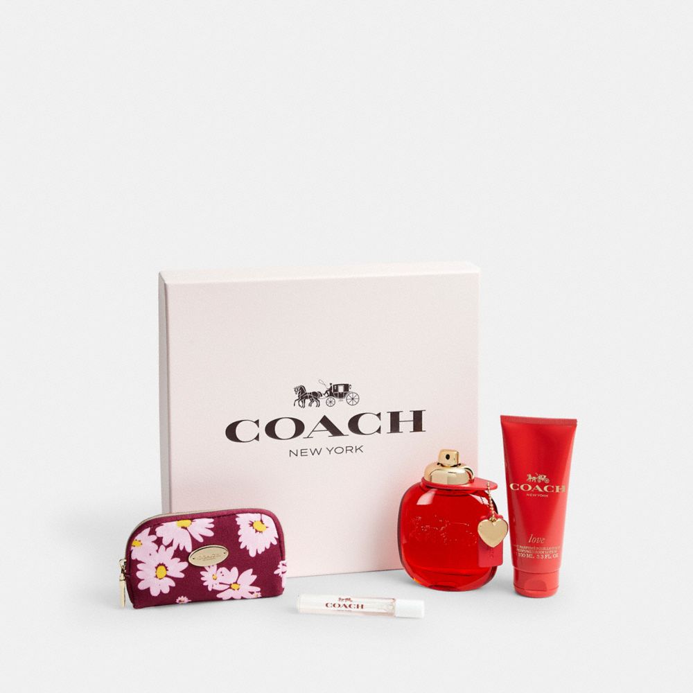 COACH®,Love Eau De Parfum 4 Piece Gift Set,,Front View