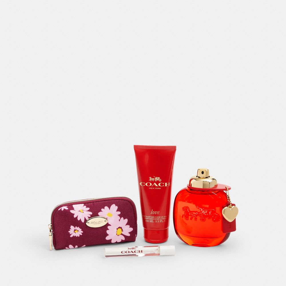 COACH®,Love Eau De Parfum 4 Piece Gift Set,,Front View