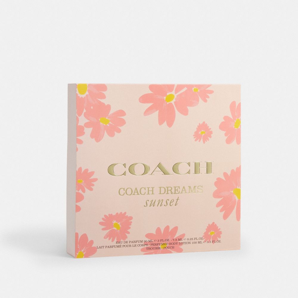 COACH®,Coach Dreams Sunset Eau De Parfum 4 Piece Gift Set,,Angle View