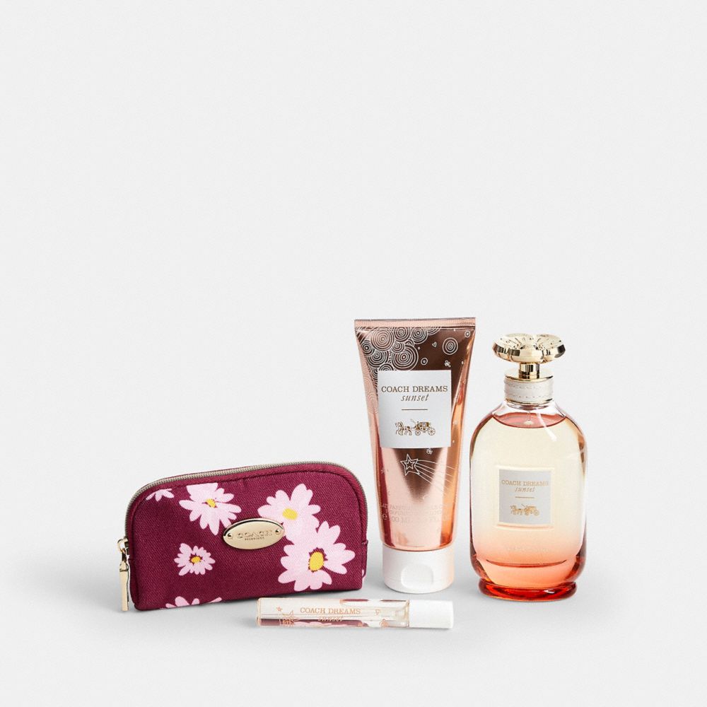 COACH®,Coach Dreams Sunset Eau De Parfum 4 Piece Gift Set,,Front View