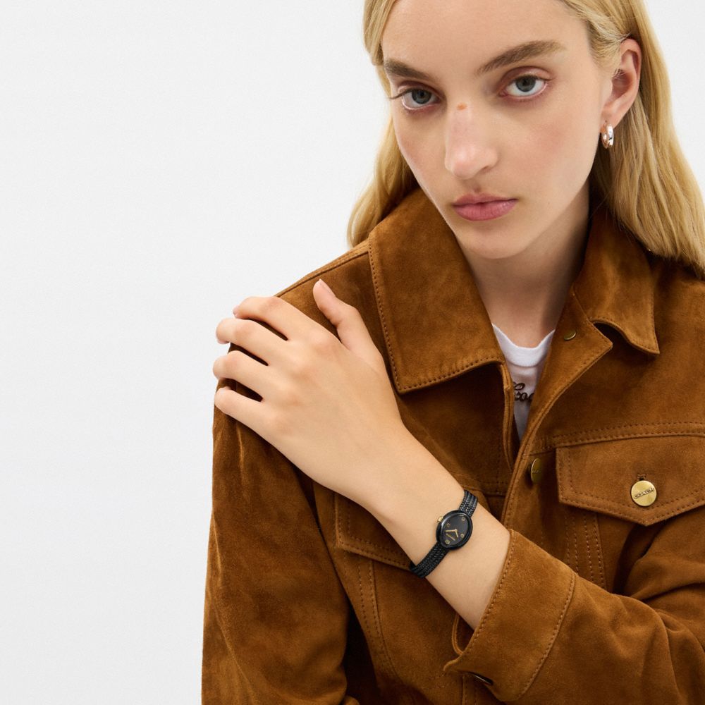 Coach Sammy Watch, 22mm In Black