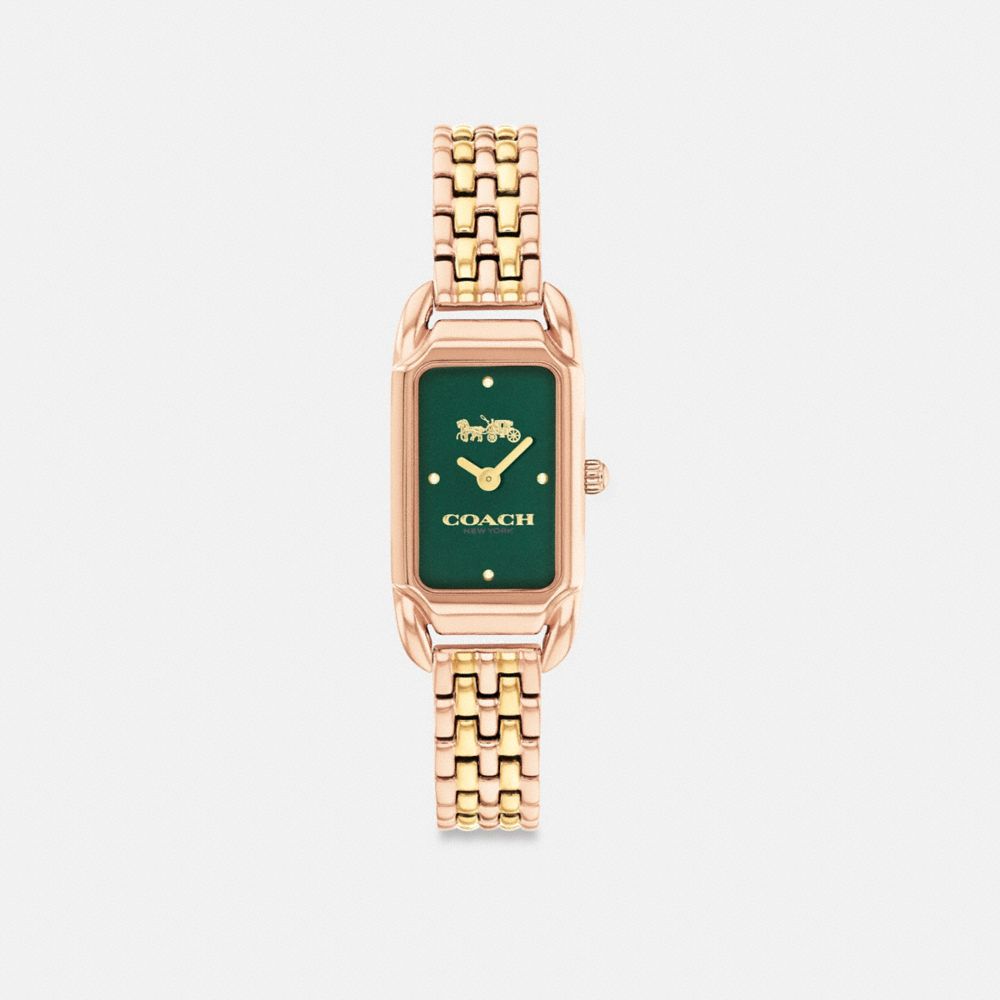 Coach Cadie Watch, 17.5mm X 28.5mm In Gold