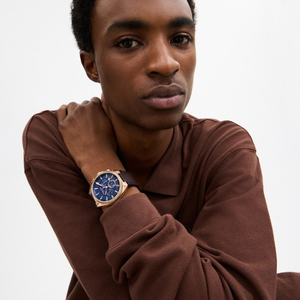 Coach Jackson Chronograph Watch, 45 Mm — фото 4