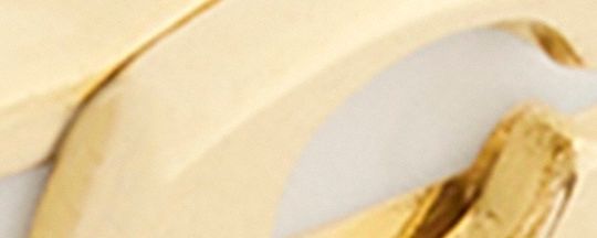 COACH®,Thin Enamel Signature Hinged Bangle,Cubic Zirconia,Enamel,Logo,Brass,Casual,Work,White