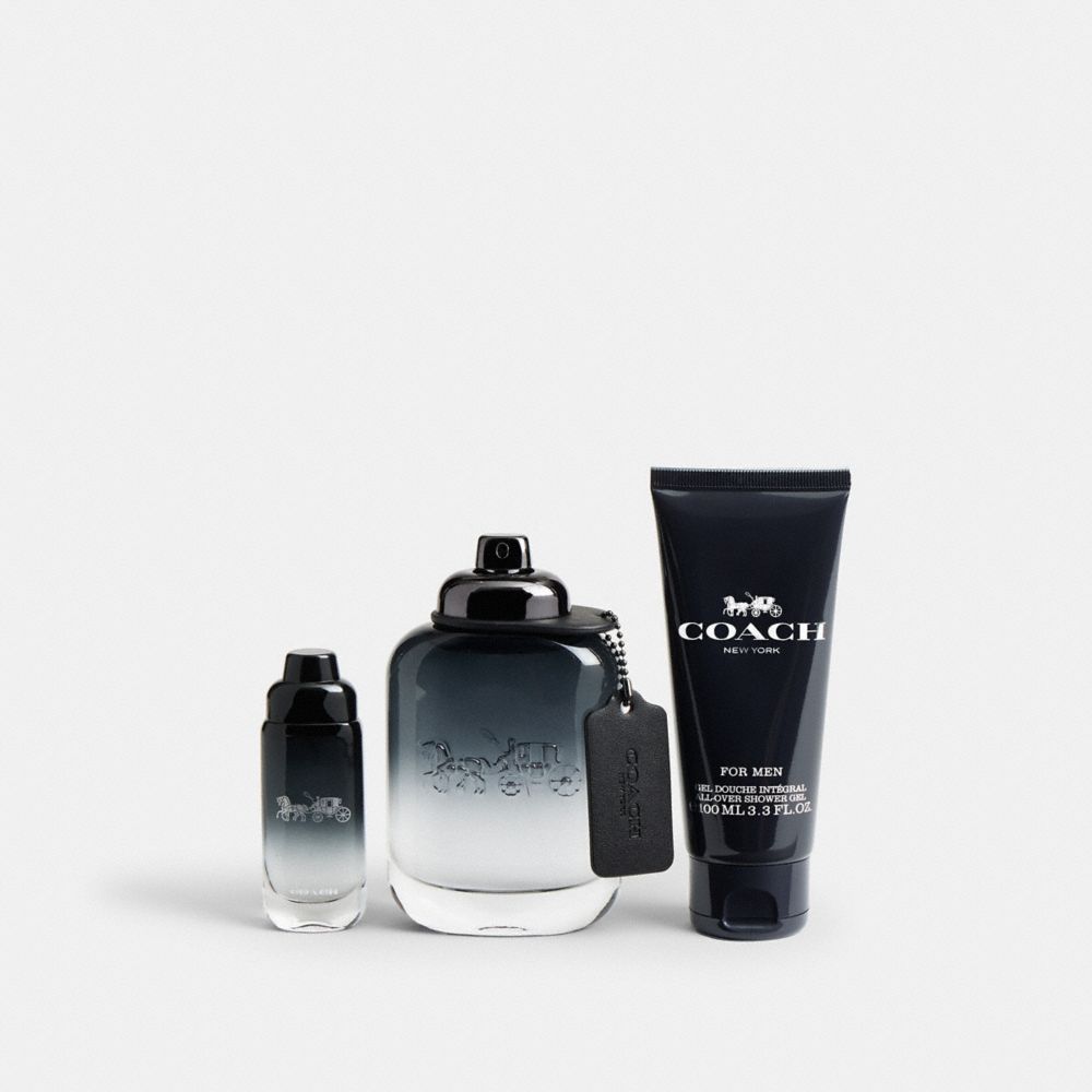 COACH®,Coach For Men Eau De Toilette 3 Piece Gift Set,,Front View