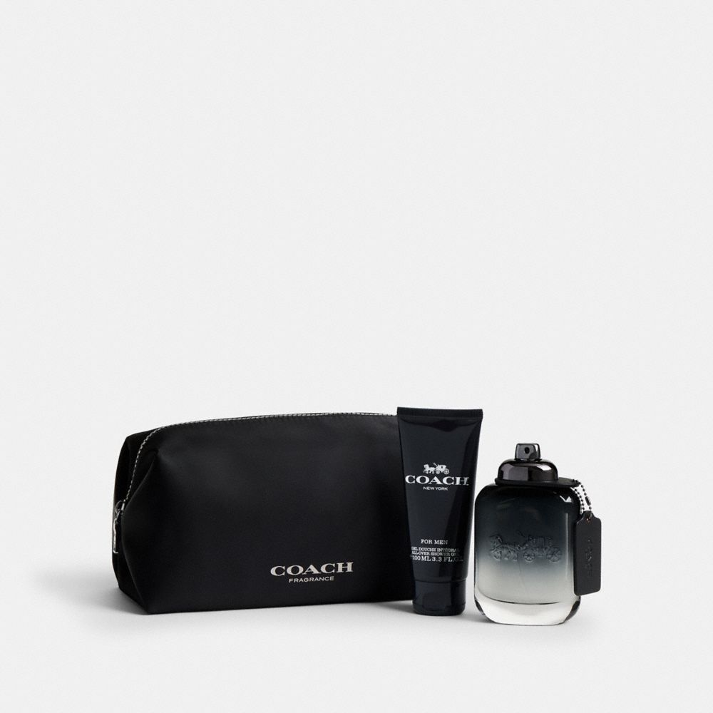 COACH®,Coach For Men Eau De Toilette 3 Pouch Set,,Front View