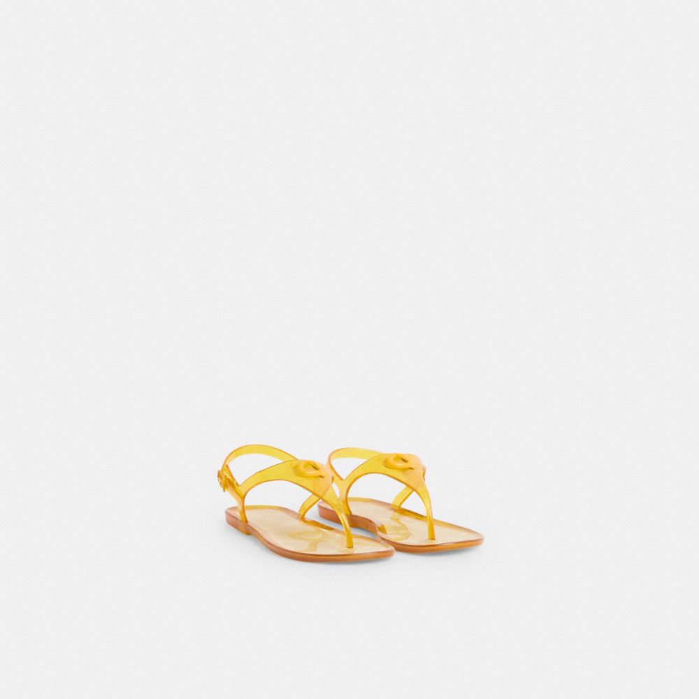 COACH RESTORED NATALEE JELLY SANDAL 