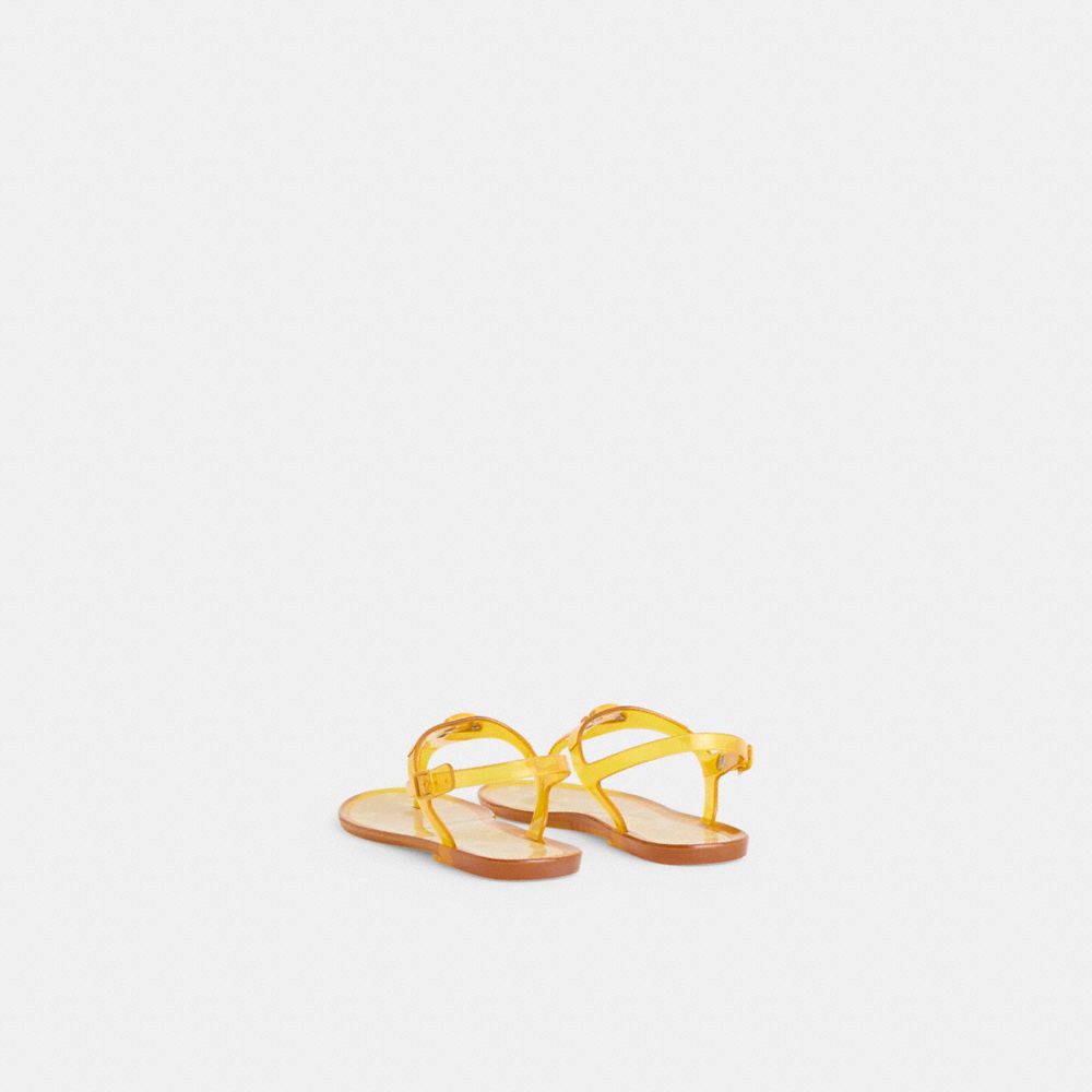 COACH RESTORED NATALEE JELLY SANDAL 