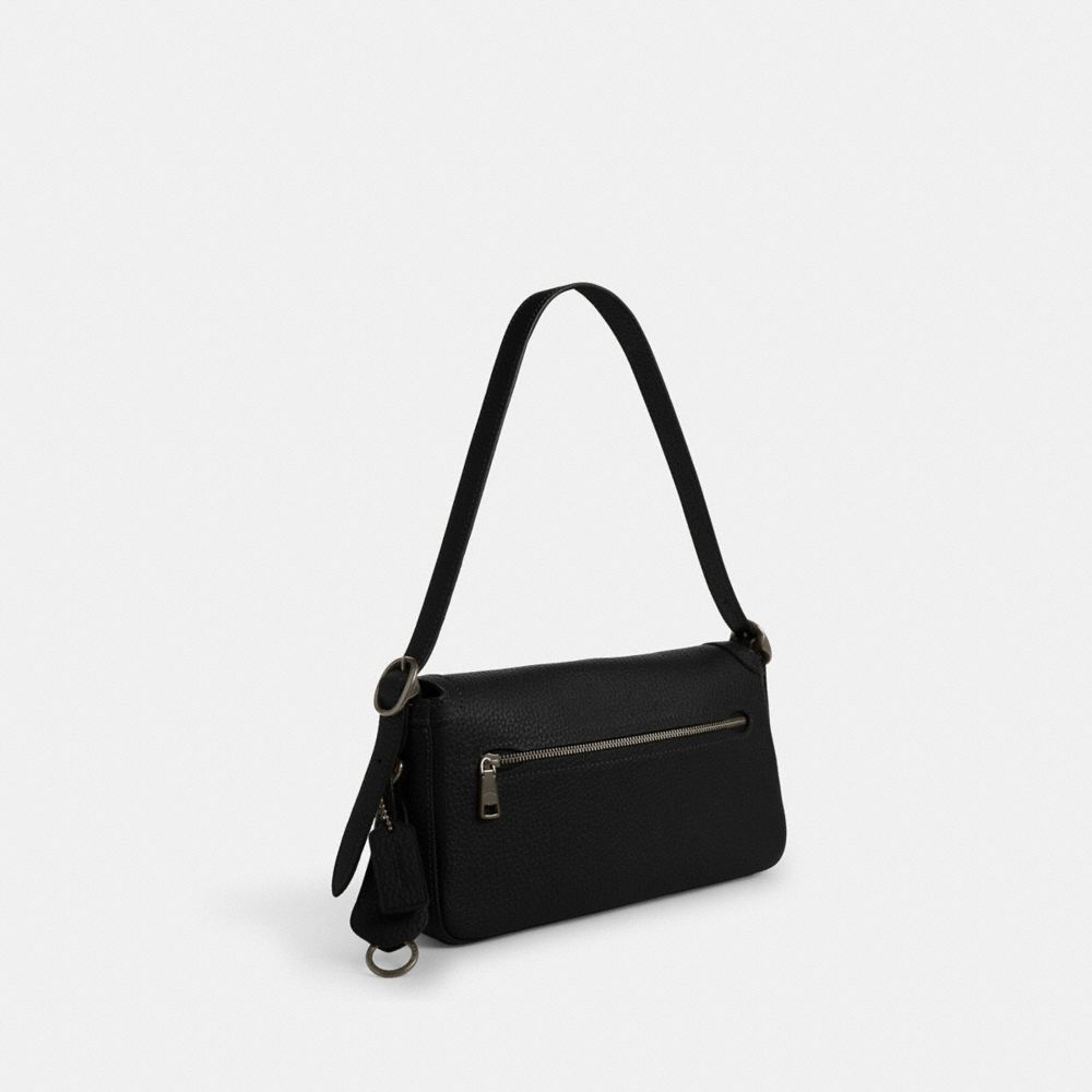 COACH®,Etta Small Flap Shoulder Bag,,Angle View