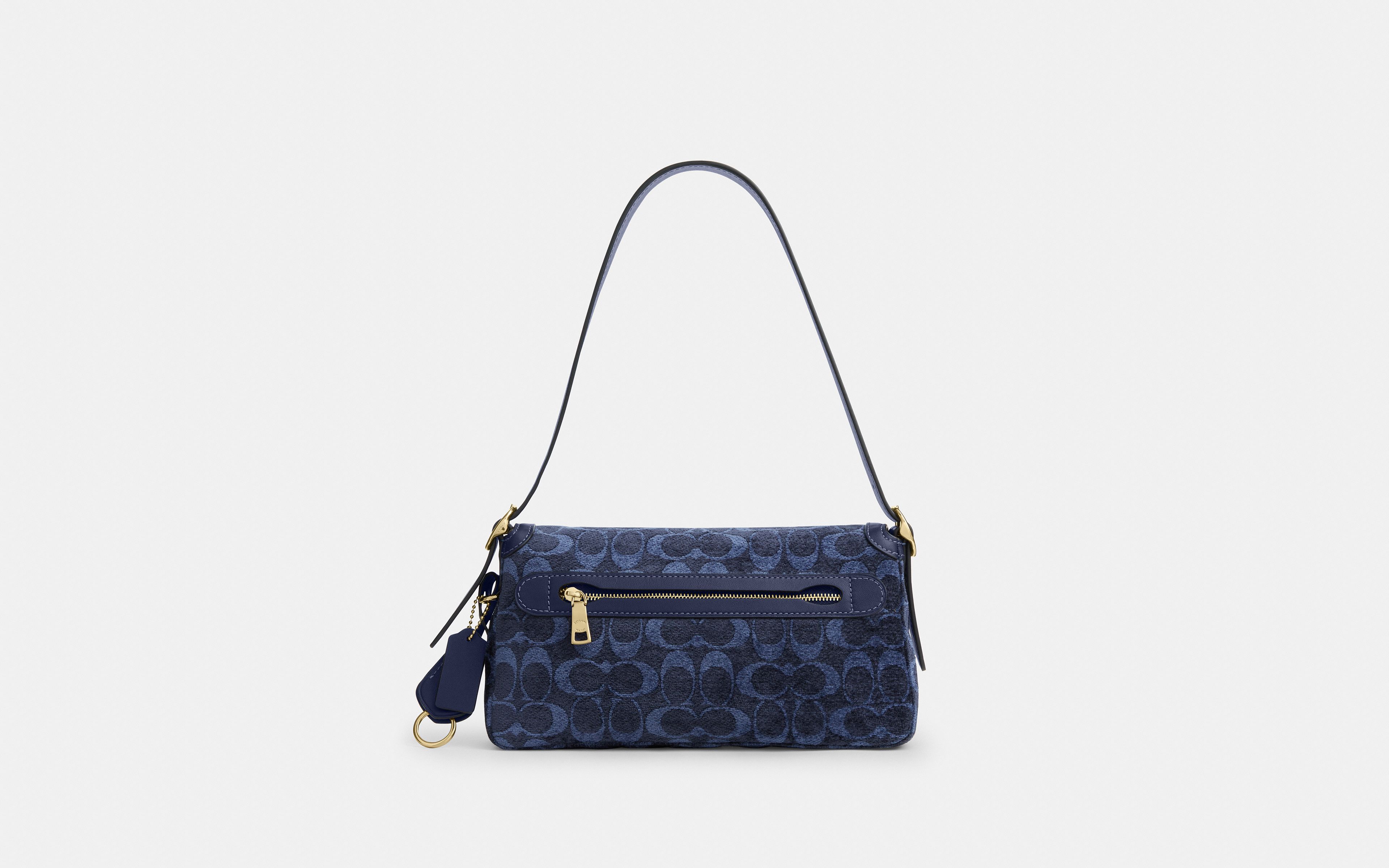 Etta Small Flap Shoulder Bag Signature Chenille