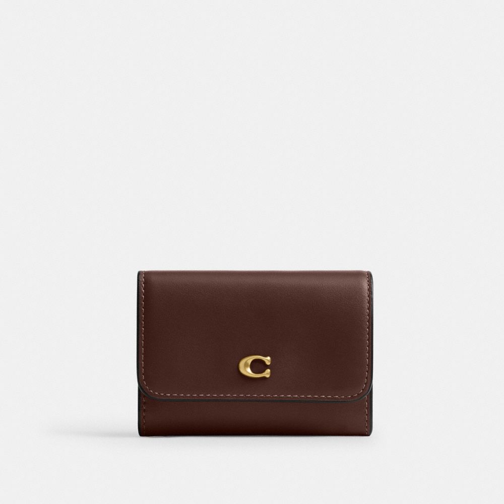 Coach Essential Flap Card Case In Multi