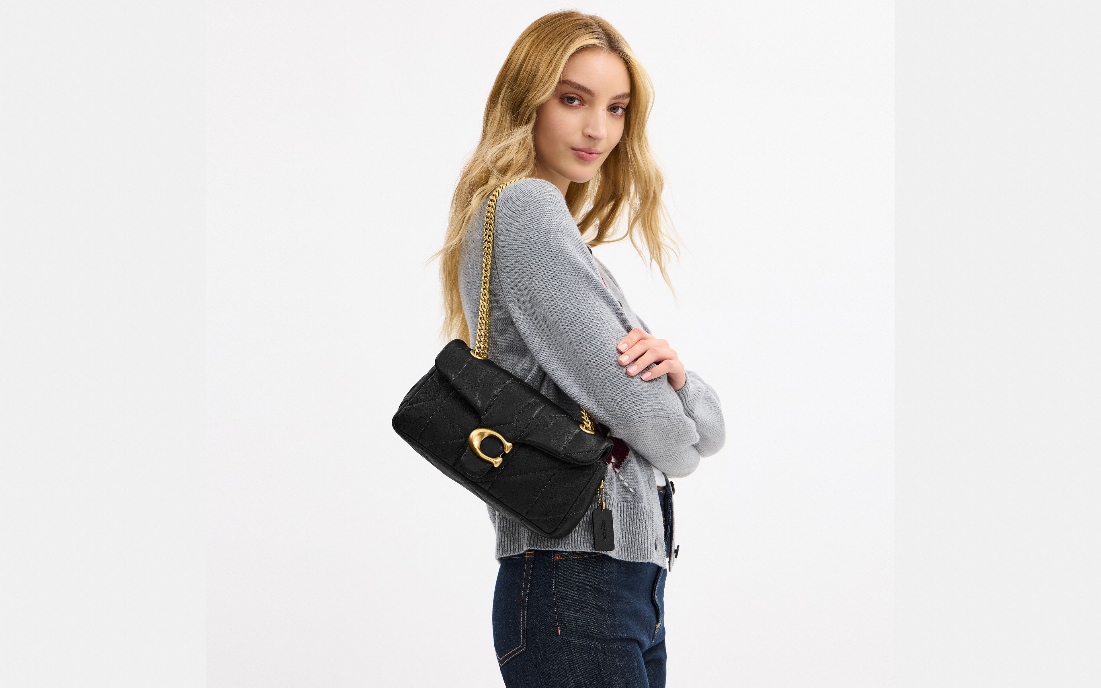 Tabby Shoulder Bag 26 With Quilting