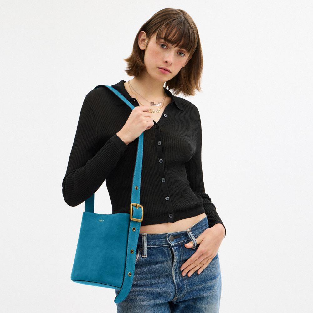 COACH®,Bleecker Bucket Bag 21,,Detail View