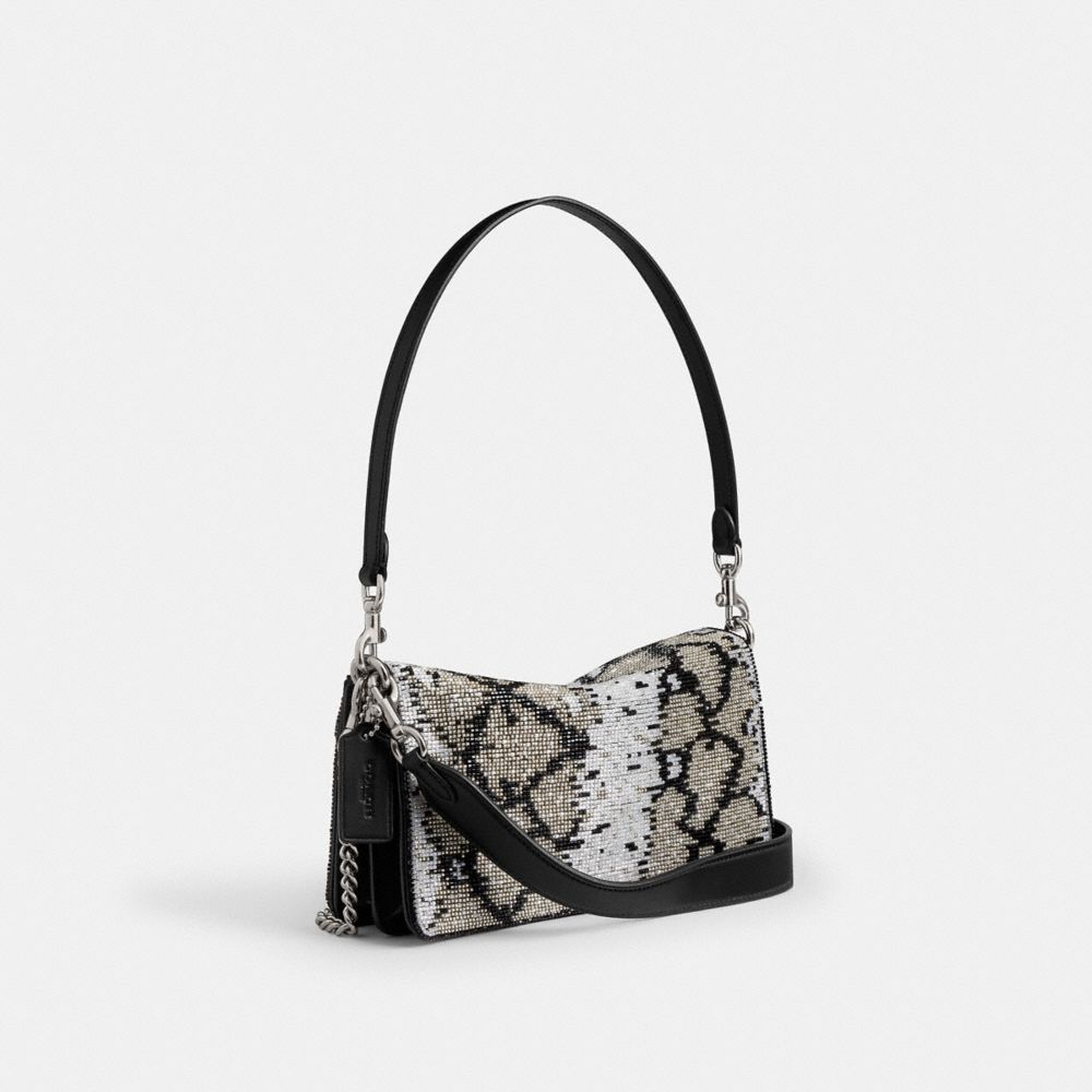 Tabby Shoulder Bag 26 With Beaded Snake