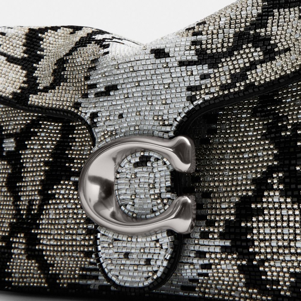 Tabby Shoulder Bag 26 With Beaded Snake