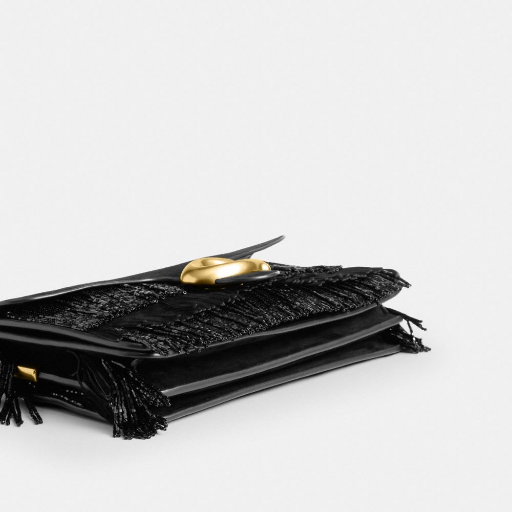 Женские сумки Coach Tabby Shoulder Bag 26 With Crystal Beaded Fringe — фото 5