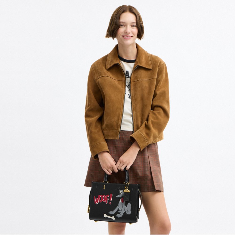 Disney X Coach Rogue Bag 25 With Pluto