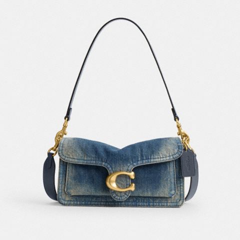 Женские сумки Coach Tabby Shoulder Bag 26 In Regenerative Cotton Denim