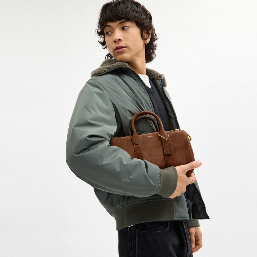COACH®,Compass Bag 25,Brown,Detail View