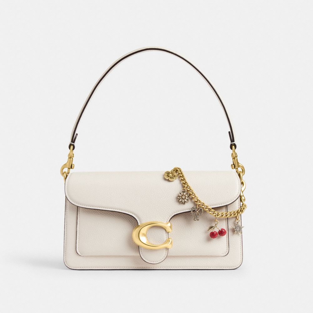 Женские брелоки Coach Crystal Motif Chain Bag Charm — фото 2