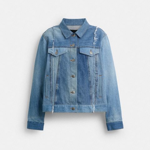 Женские куртки Coach Repurposed Denim Jacket