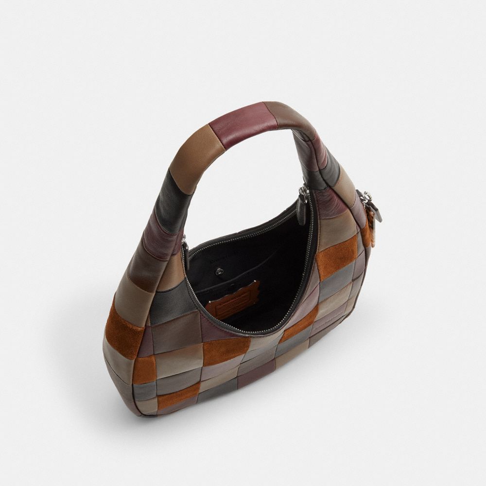 Alter/Ego Crescent Shoulder Bag In Upcrafted Suede And Upcrafted Leather