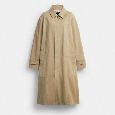 Женские куртки Coach Repurposed Cotton Trench Coat