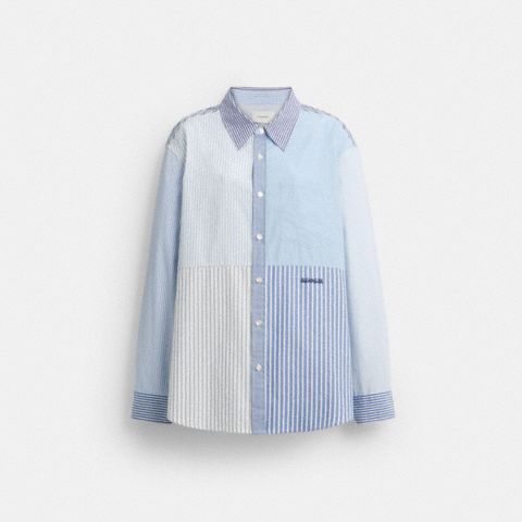 Coach Repurposed Cotton Patchwork Oxford Shirt