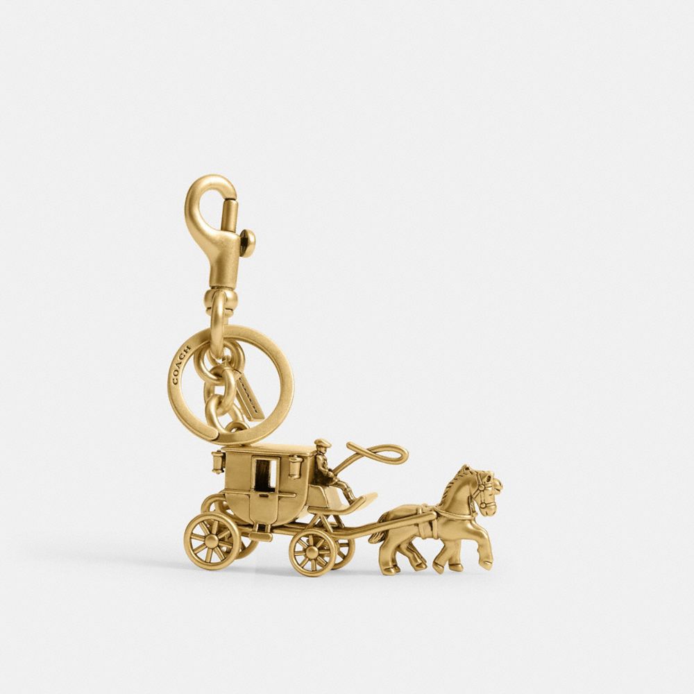 COACH®,New Year Horse Bag Charm,,Front View