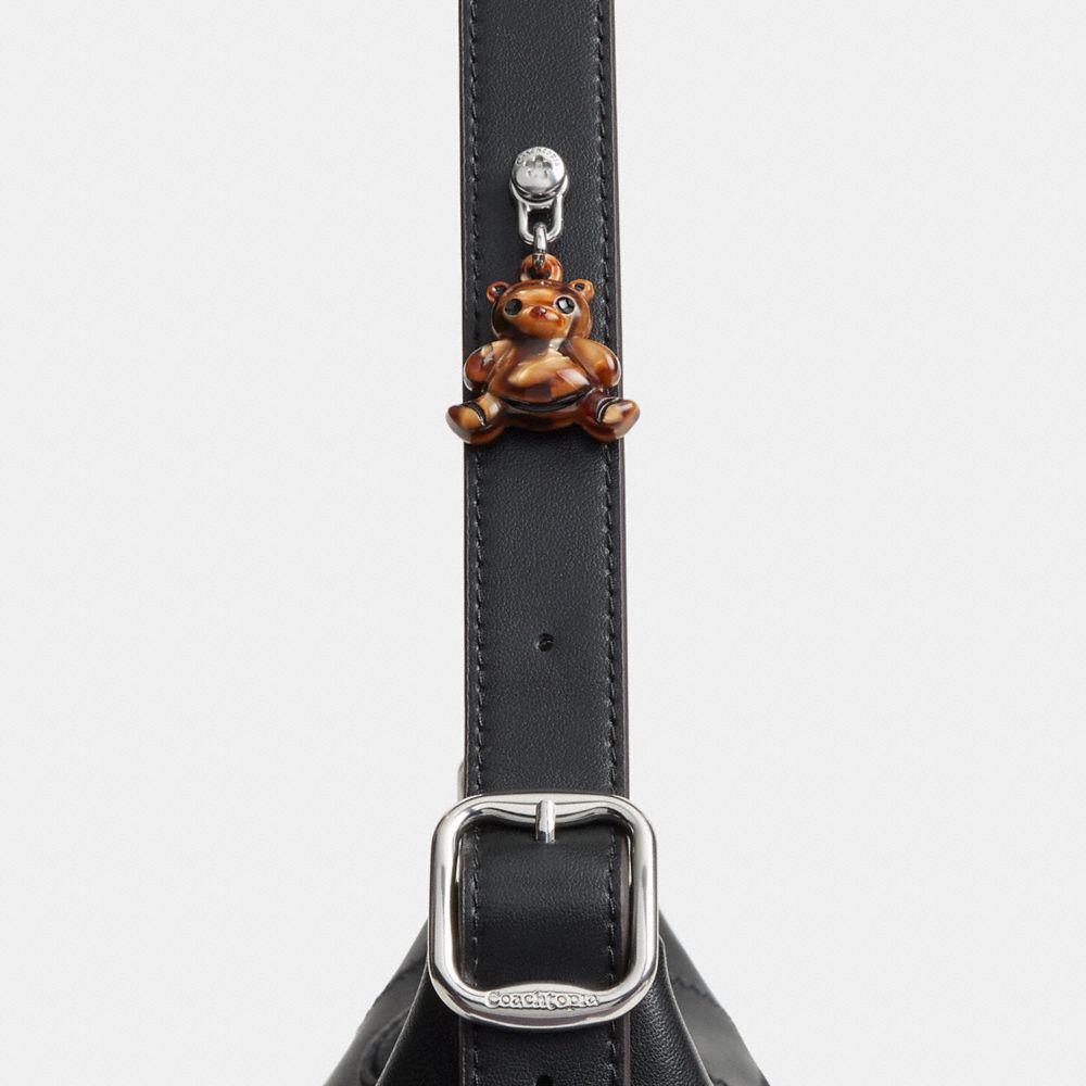 Coach Bear Bag Charm In Brown