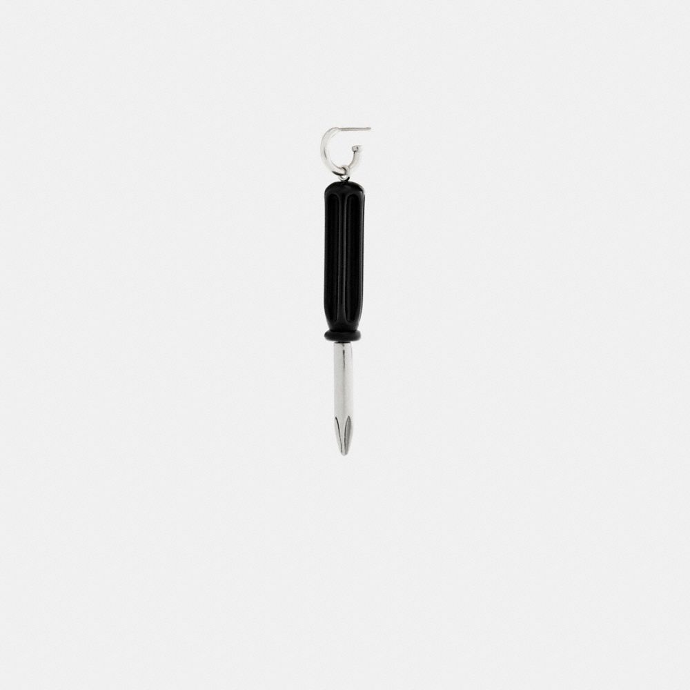COACH®,Screwdriver Single Earring,,Inside View,Top View