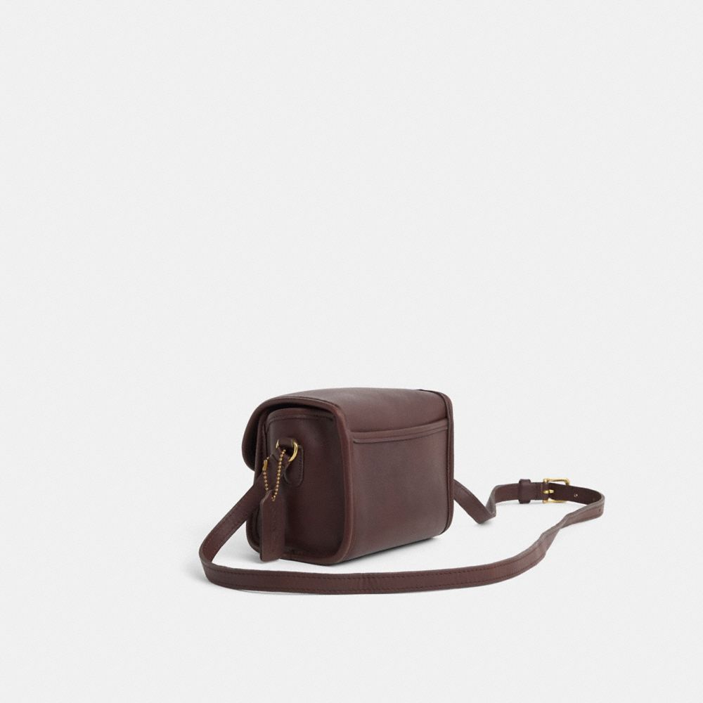 COACH®,Vintage Classic Emmie Flap Bag,,Angle View