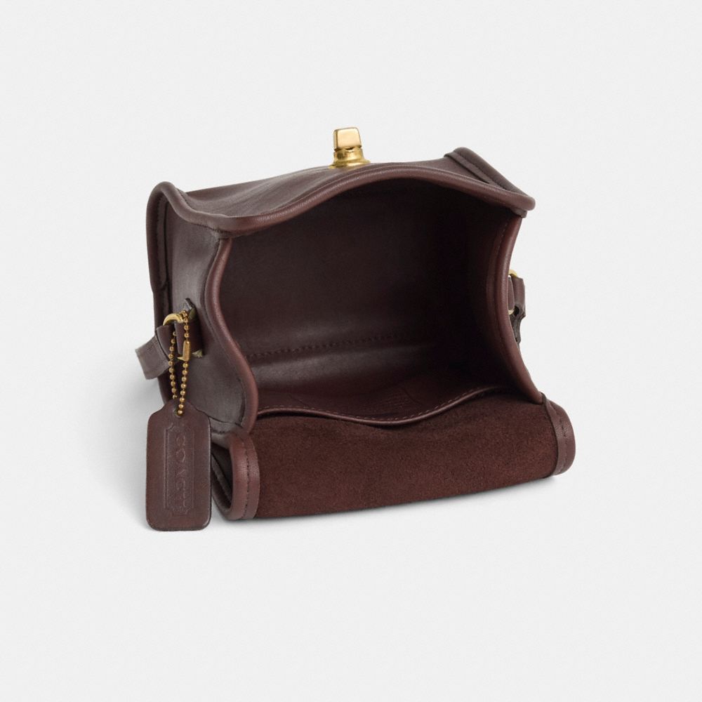 COACH®,Vintage Classic Emmie Flap Bag,,Inside View,Top View