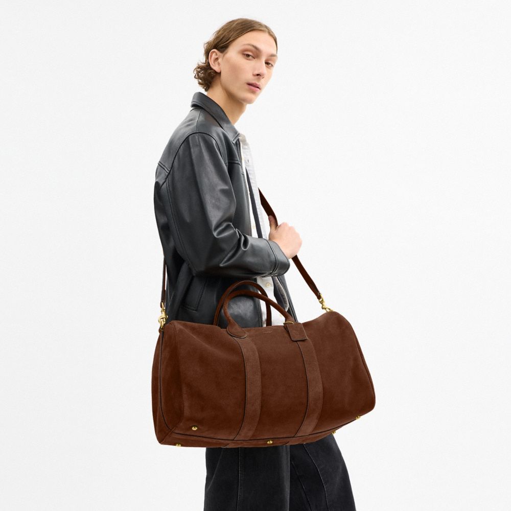 COACH®,Compass Bag 50,Brown,Detail View