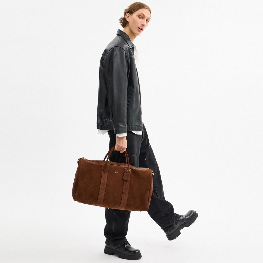 COACH®,Compass Bag 50,Brown,Detail View