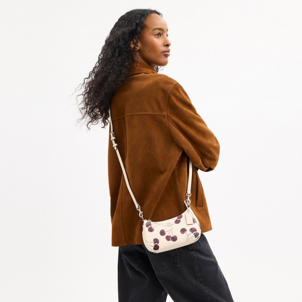 COACH®,Teri Mini Crossbody Bag With Cherry Print,
