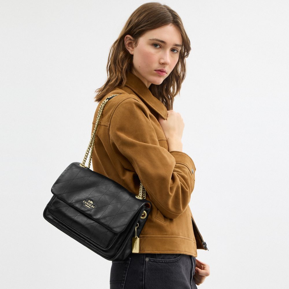 COACH®,Elodie Crossbody Bag With Quilting,,Detail View