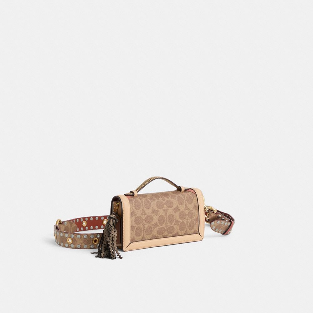 COACH®,Upcrafted Riley Clutch,,Angle View