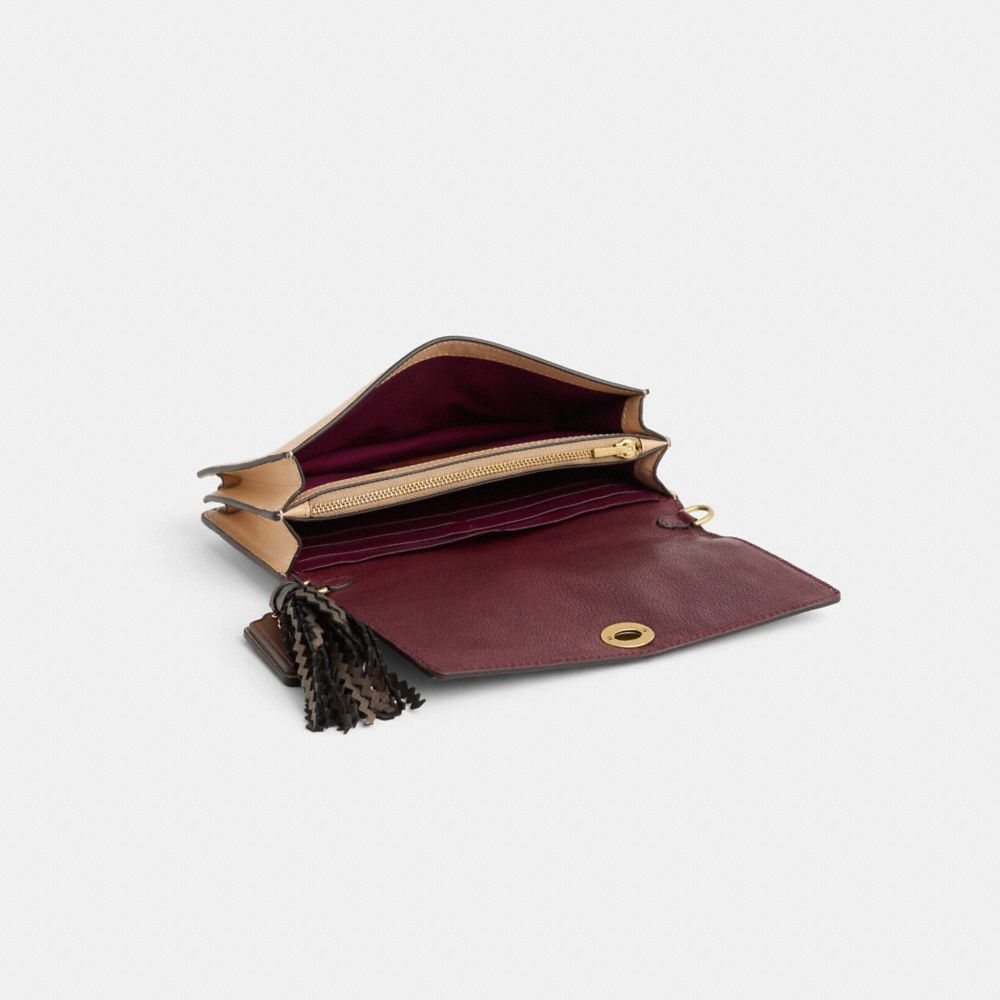 COACH®,Upcrafted Riley Clutch,,Inside View,Top View