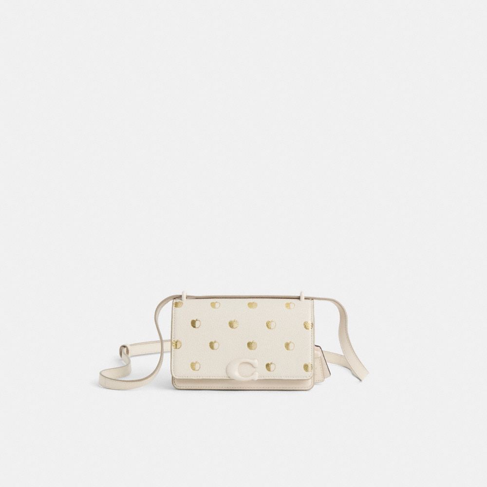 Coach Upcrafted Bandit Crossbody Bag In Silver/chalk