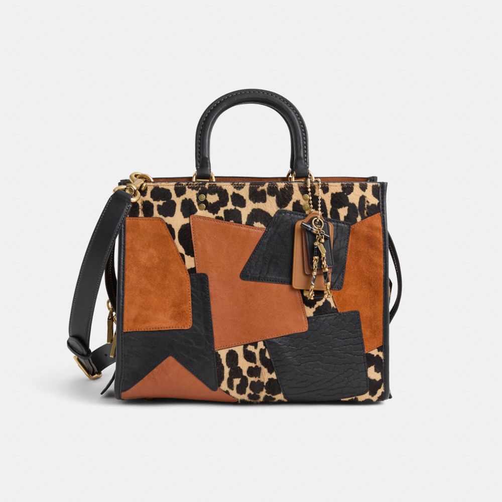 COACH® | Upcrafted Rogue In Haircalf With Leopard Print
