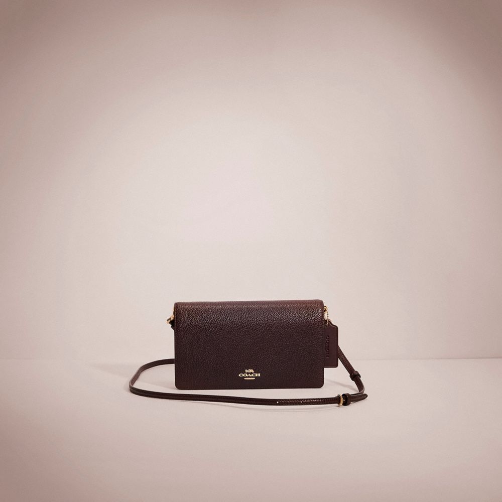 Foldover crossbody clutch online coach