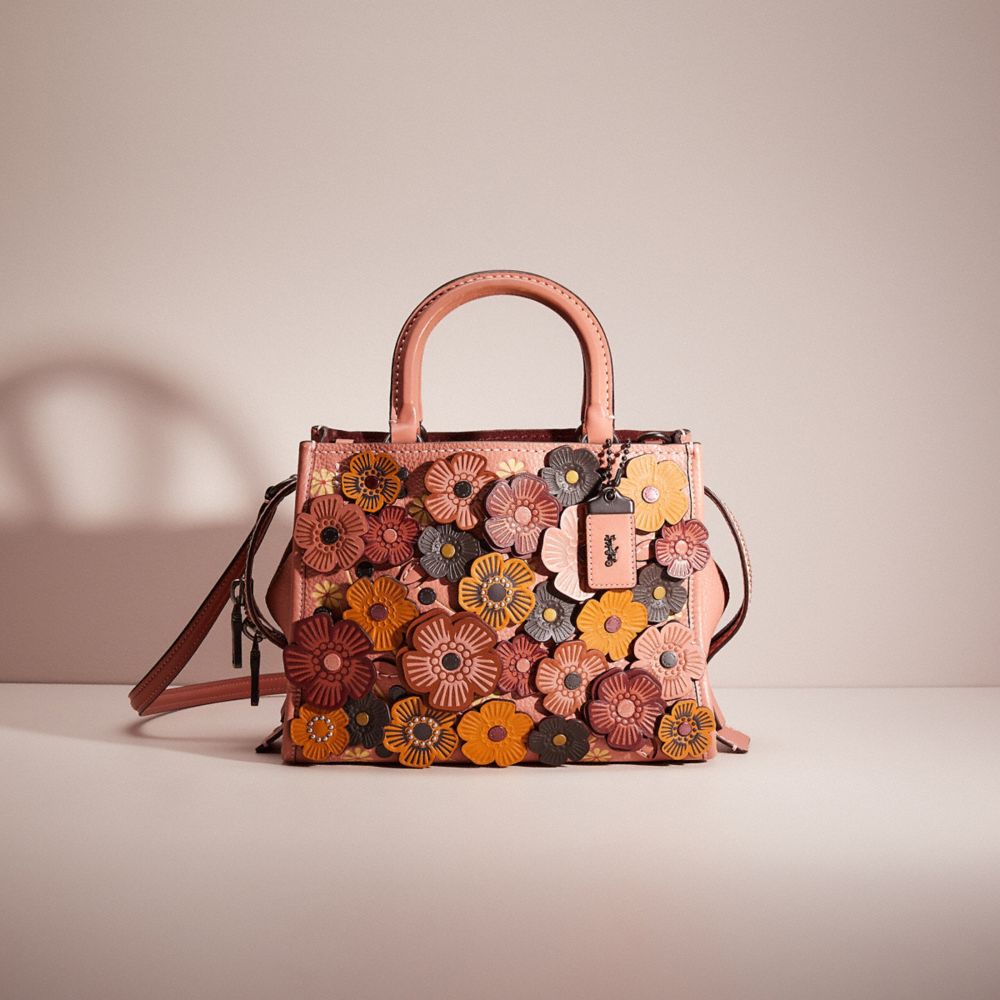 Coach Rogue 25 in Chalk Tea Rose and Python Detail- NEW Spring 2022  Collection 