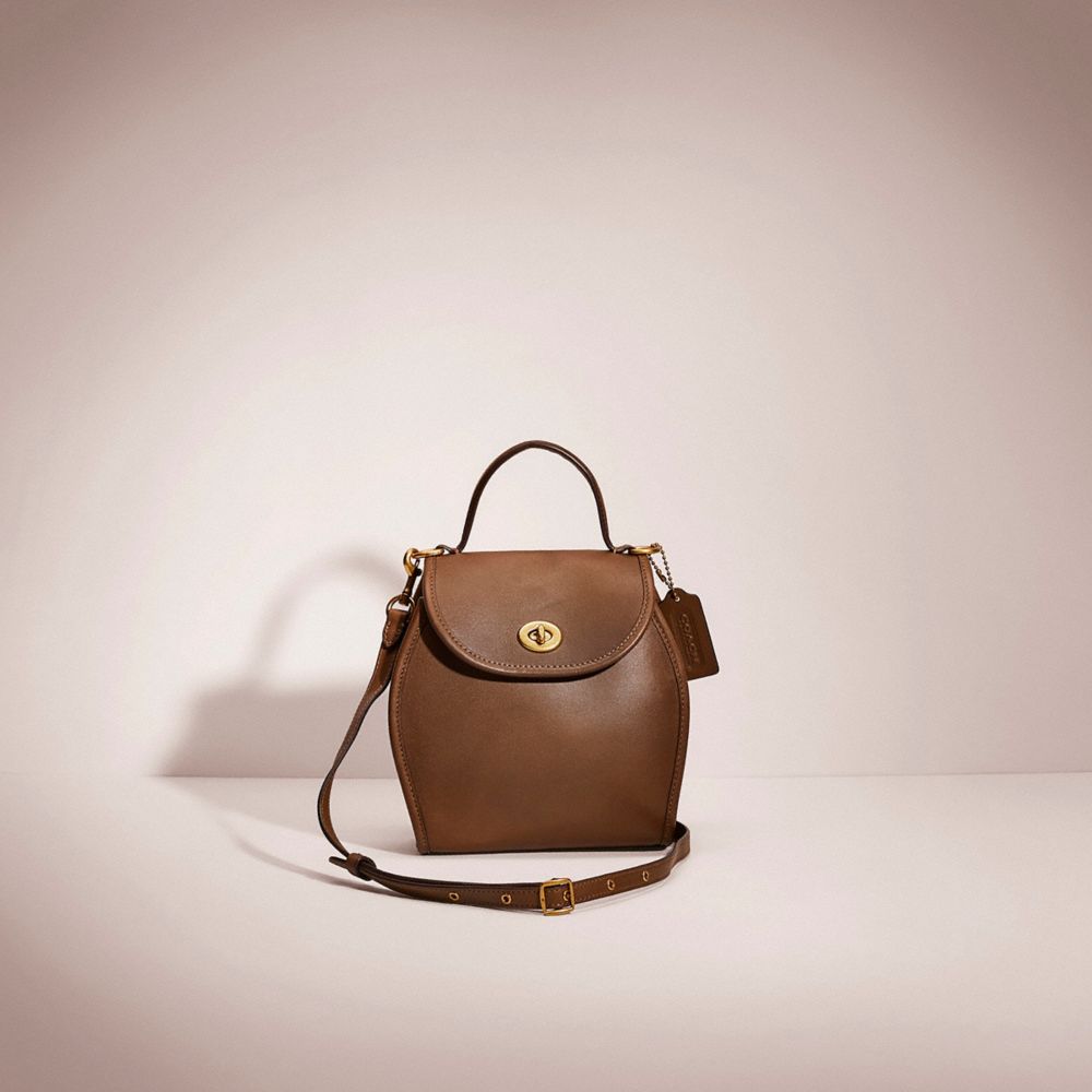 Coach turnlock mini leather pouch online crossbody