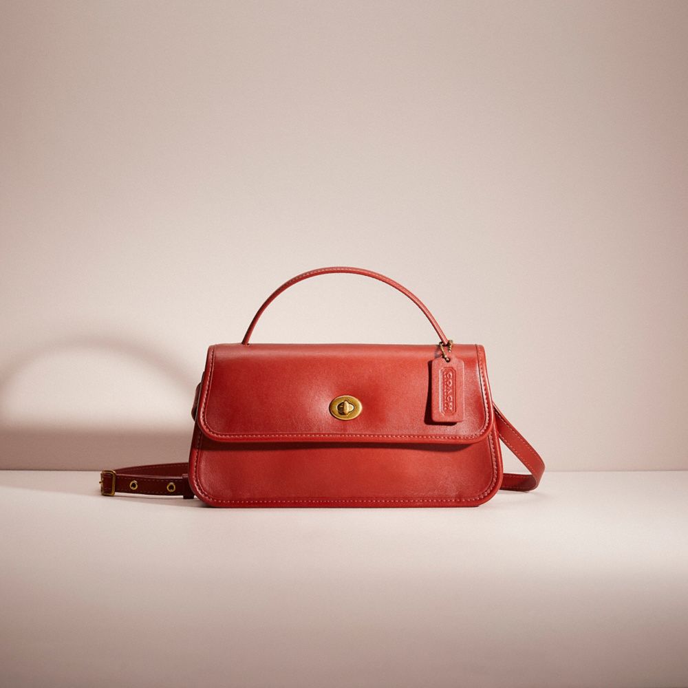 Coach store red clutch